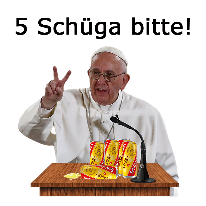 20x 5 Schüga bitte!-Sticker