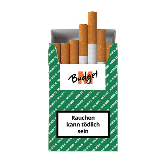 20x M-Budget Zigaretten - Sticker