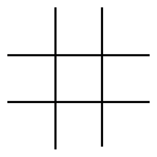 20x Tic Tac Toe -  Sticker