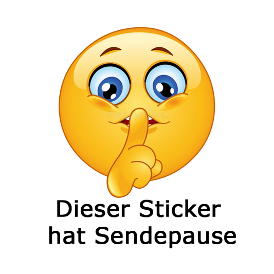 20x Sendepause-Sticker
