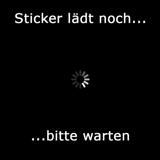 20x Lädt noch-Sticker